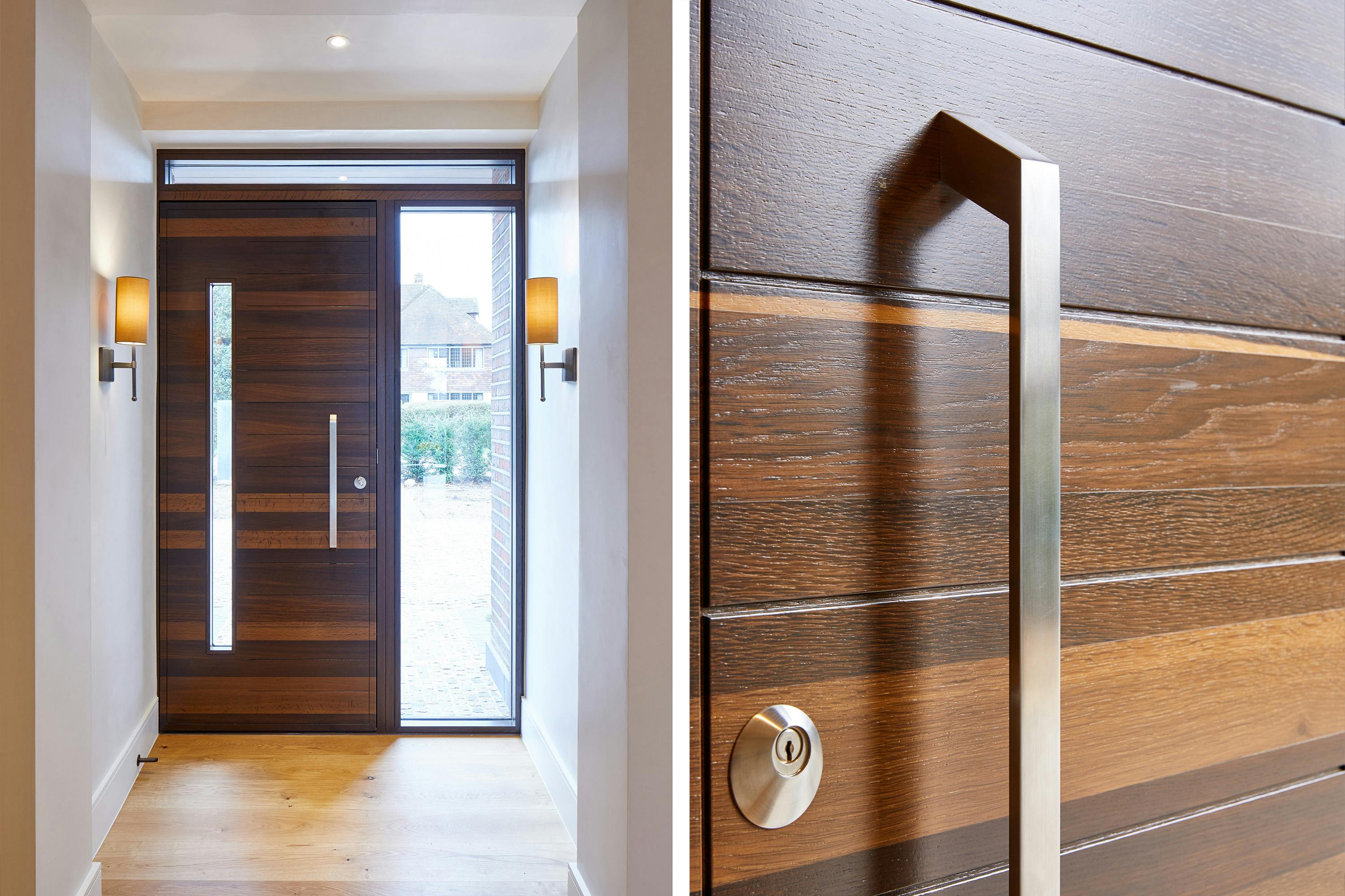 Fumed oak wood doors Urban Front
