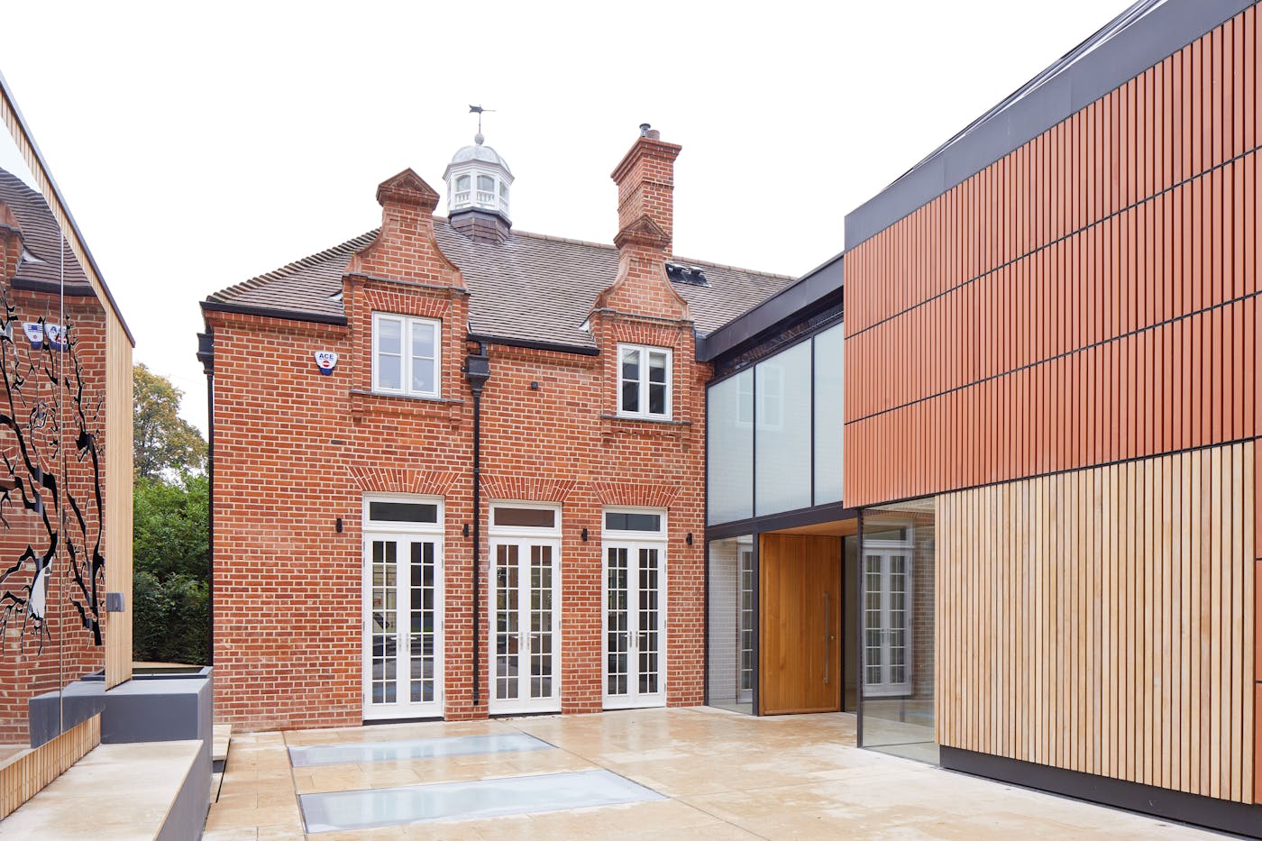 This traditional London house had a contemporary extension built