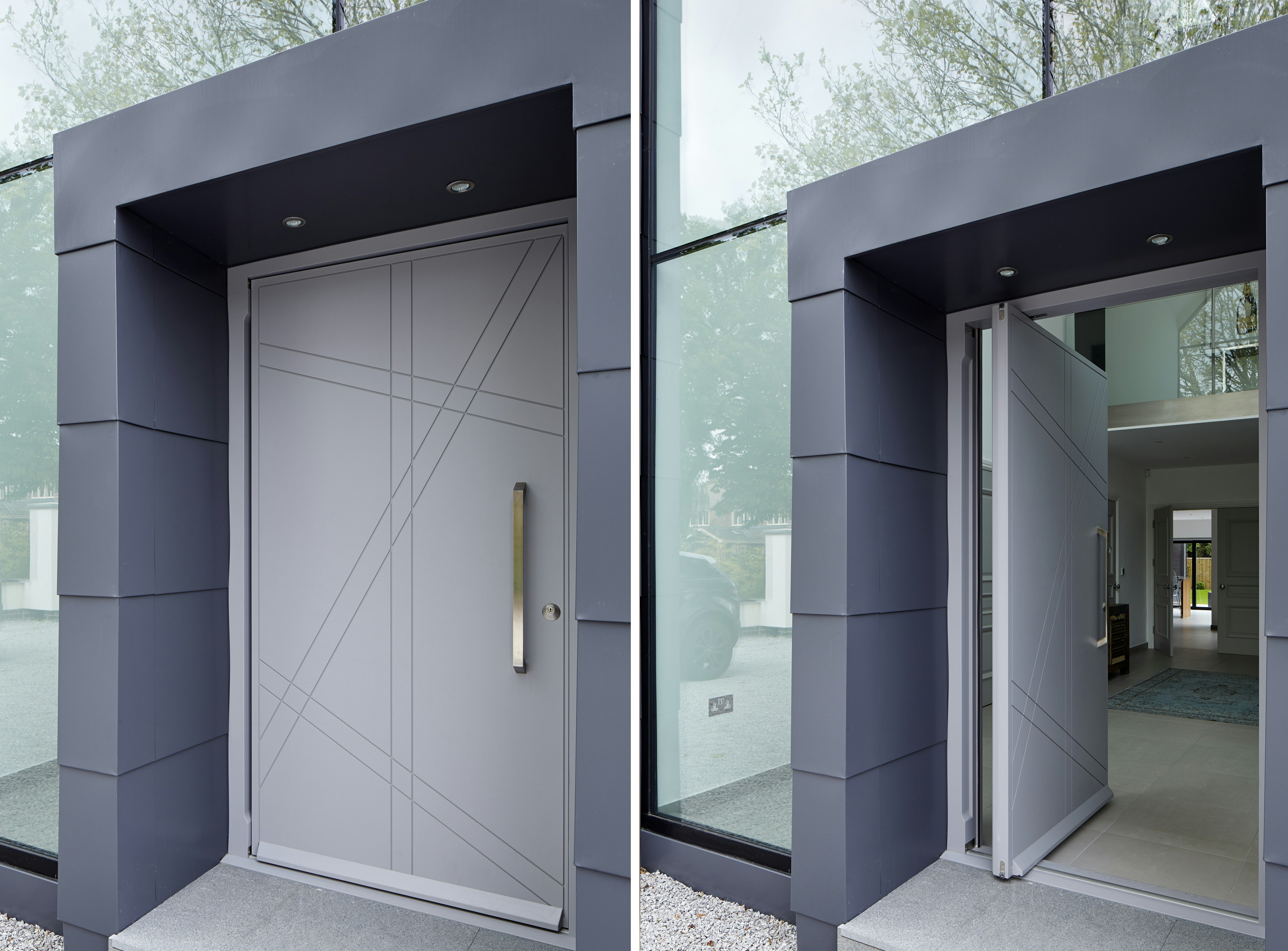 Grey front door - Anthracite front door | Urban Front