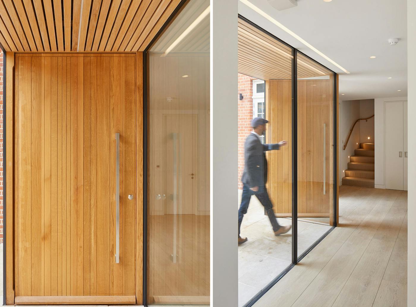 All in perspective - this shot shows the oversized nature of this door